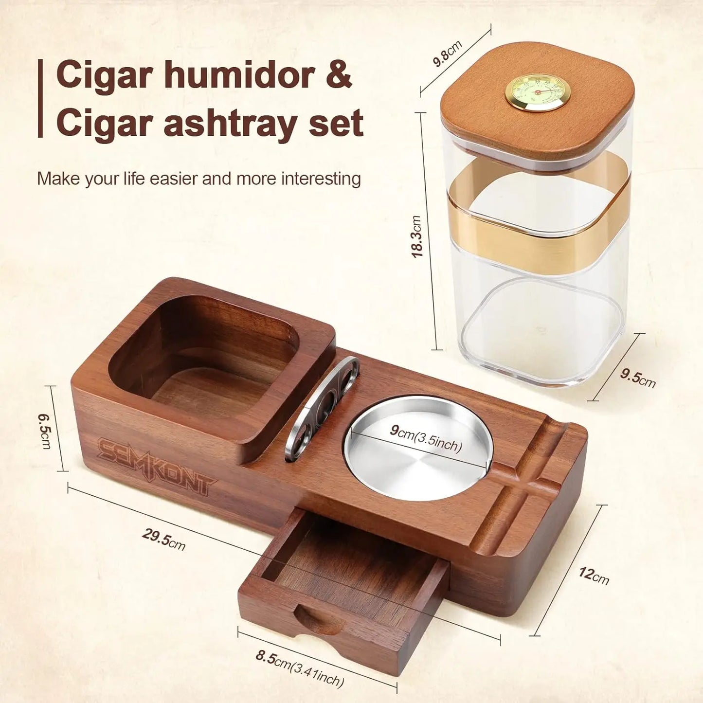 Tabletop Cigar Station